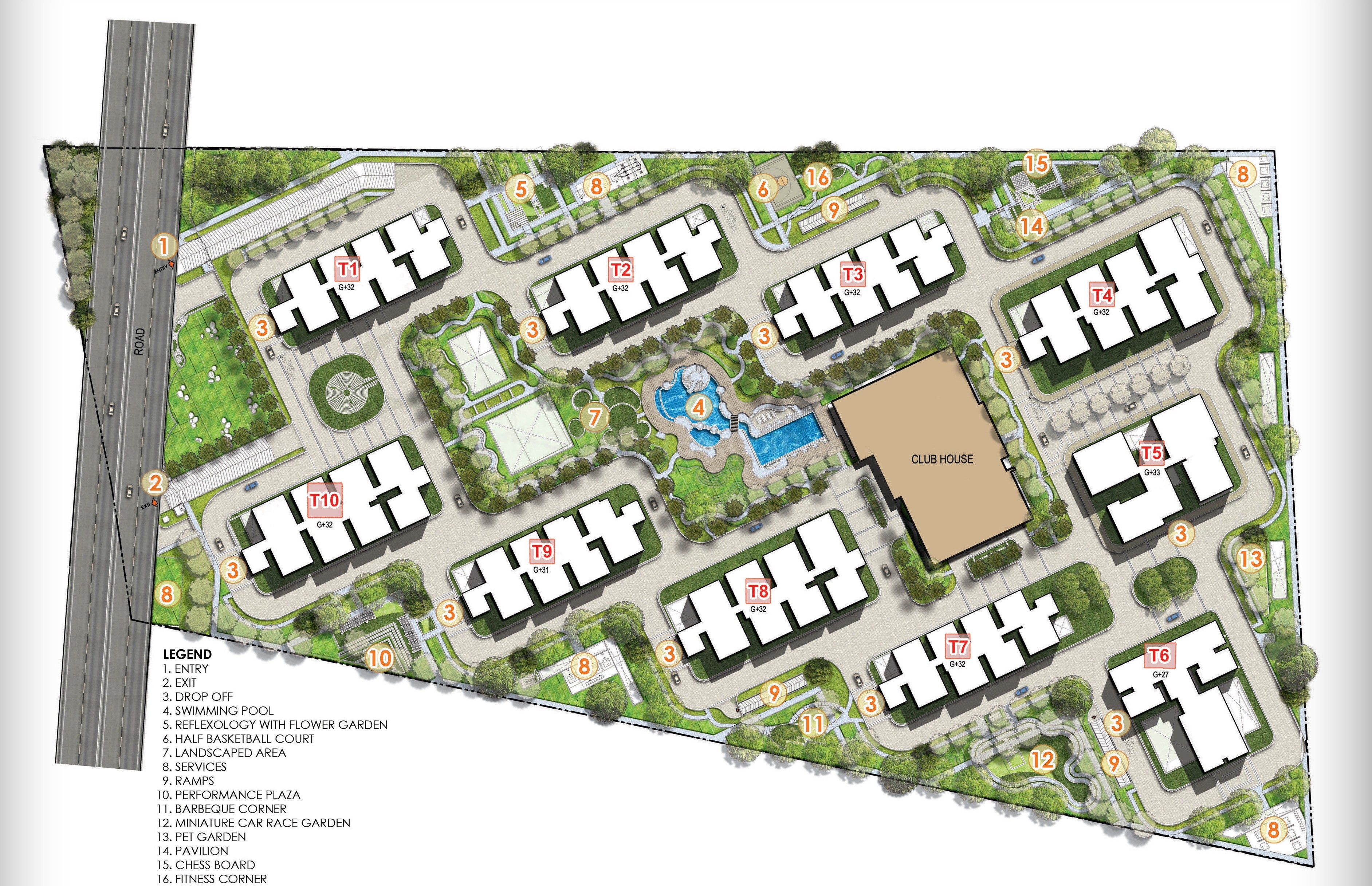 Prestige High Fields master plan