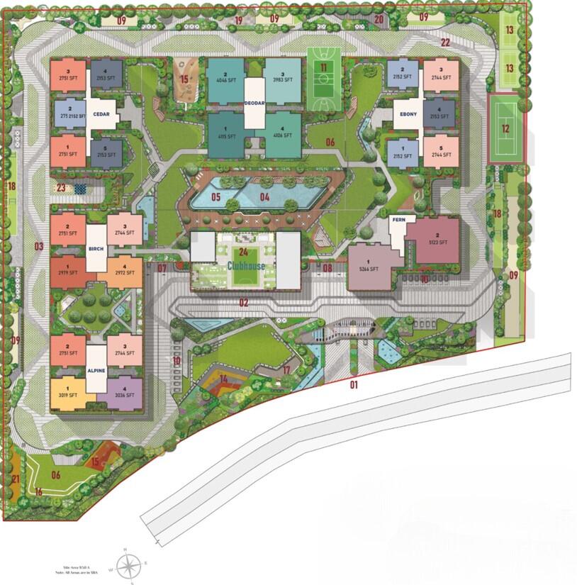 Sattva Lake Ridge master plan