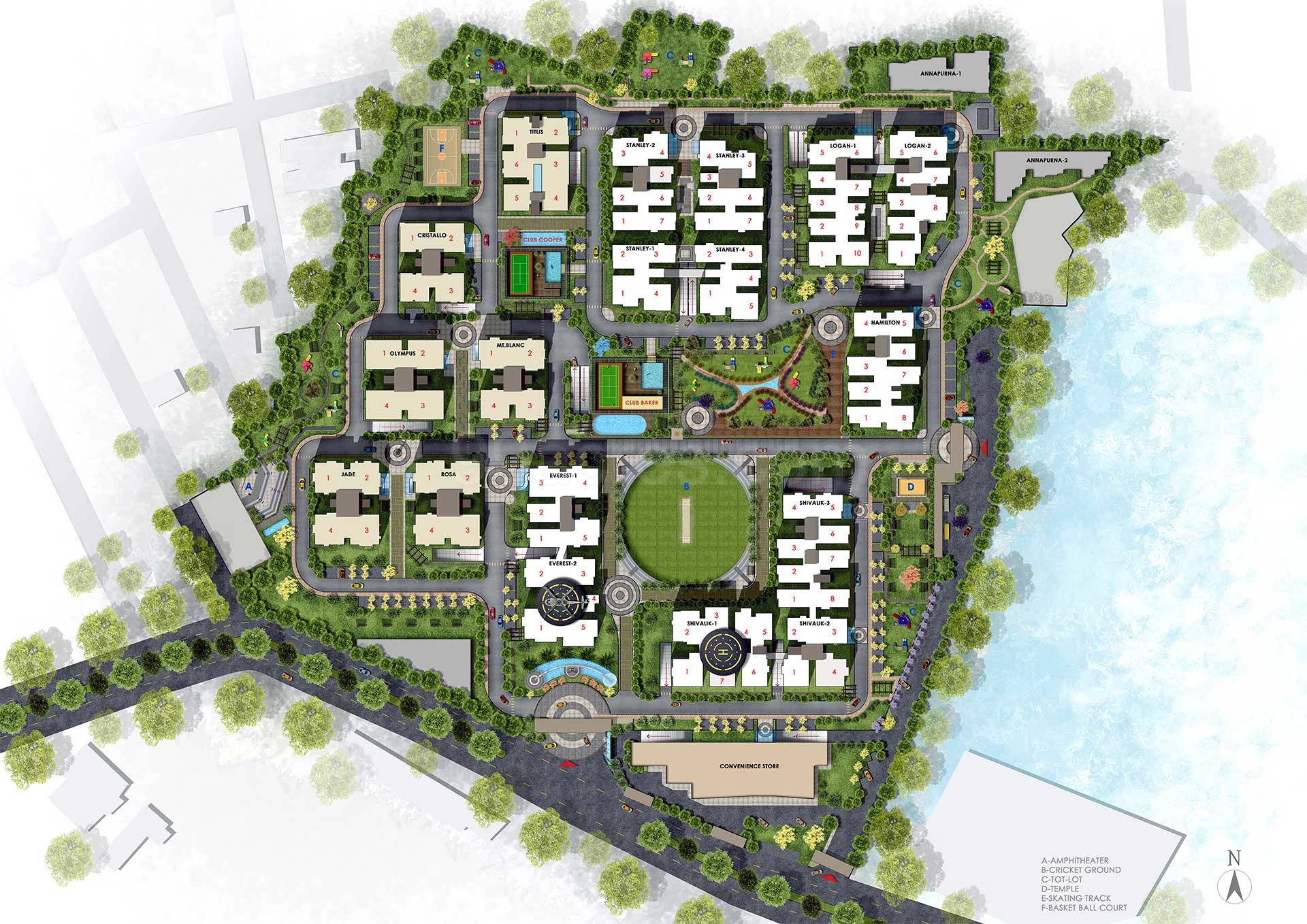 SMR Vinay Iconia master plan