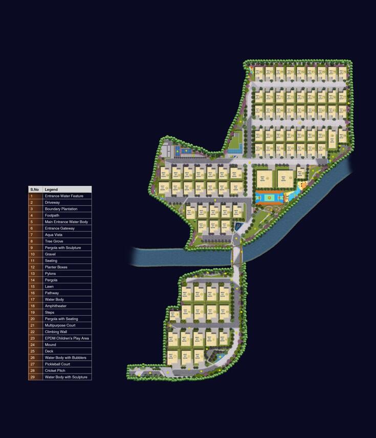 Vessella Serene master plan